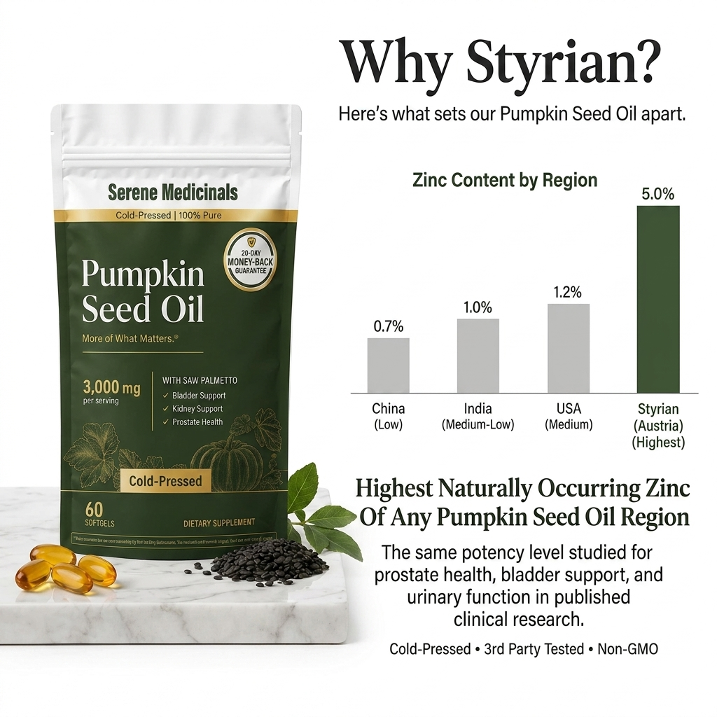 Styrian Pumpkin Seed Oil Soft Gels
